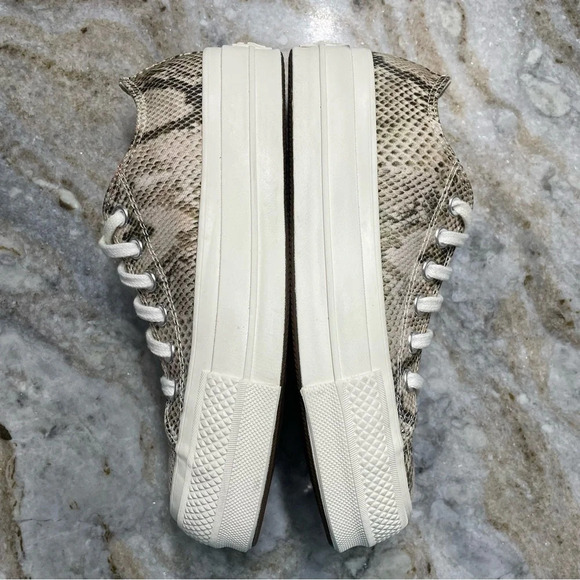 Converse Chuck Taylor All Star Wild Lift Low Top Thick Sole Snake Scales Pattern - Picture 7 of 11
